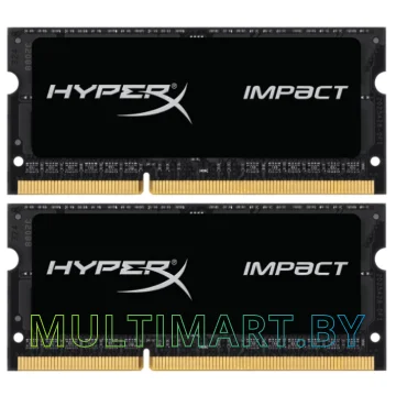 Оперативная память HyperX Impact 2x4GB DDR3 SODIMM PC3-17000 (HX321LS11IB2K2/8)